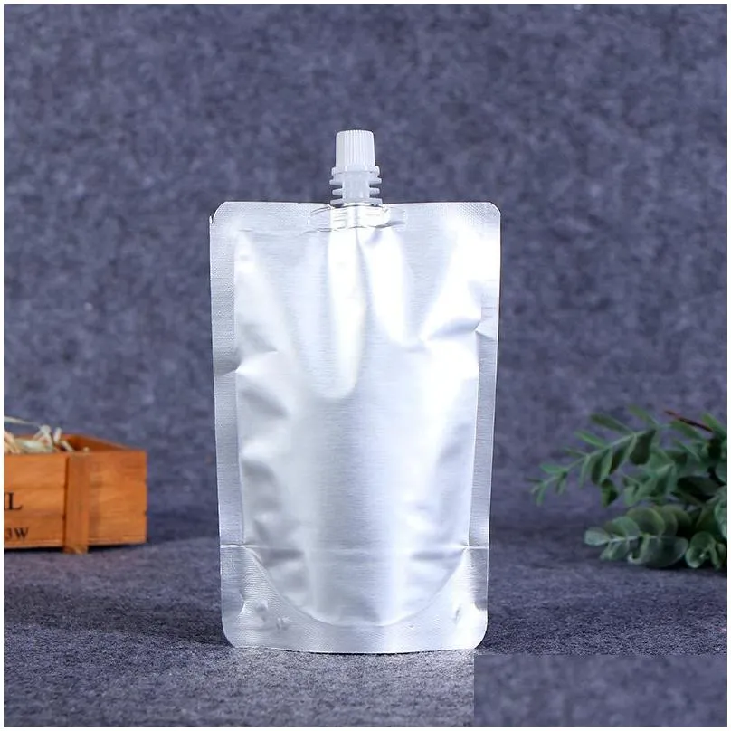 doypack 150ml 250ml 350ml 500ml aluminum foil stand up spout liquid bag beverage pack squeeze drink spout pouch b3
