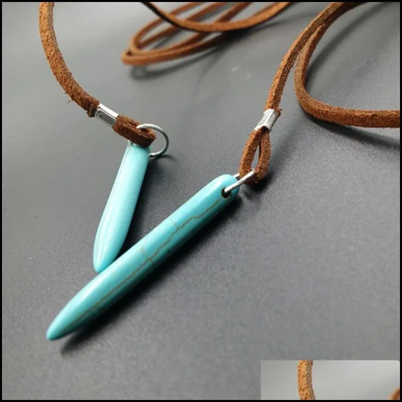 turquoise bar necklace choker tiny dainty minimalist jewelry for women for girlfriend