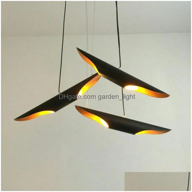 2019 nordic retro tubular pendant light black aluminum pendant lamp for living room bar shop restaurant decorative hanging lamp