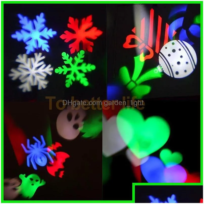 rgbw laser light glory shine snowflake 3w led projector light indoor automoving lamp for kids christmas holloween decoration