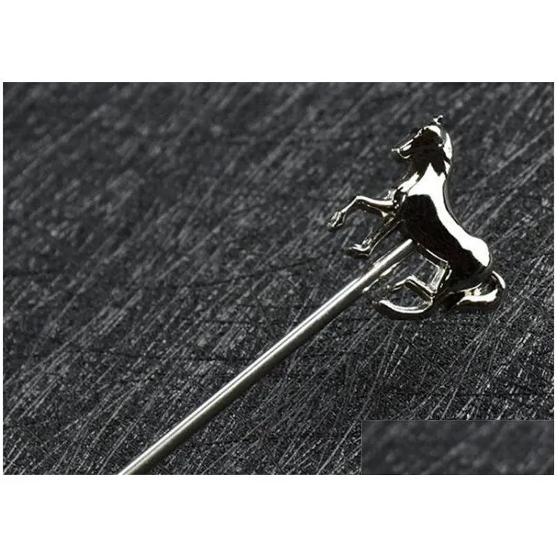 martini bar tools cocktail picks olive fork fruit sign decoration stainless steel skull horse color plated needle 3 8nb uu