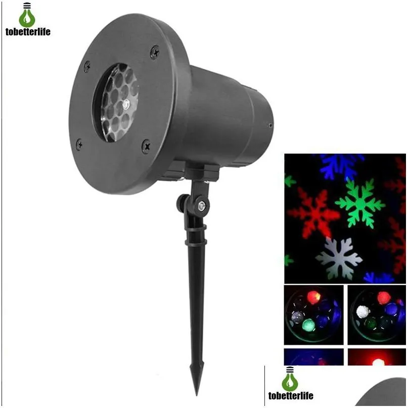 snowflake projector lamp decoration laser light waterproof 100240v automoving indoor led landscape white rgb