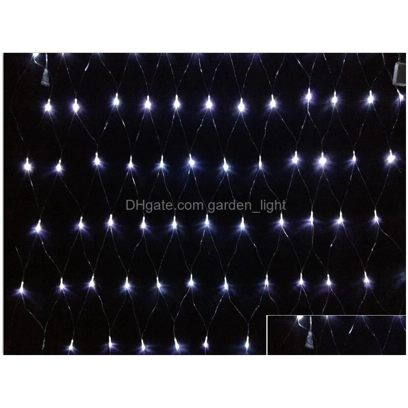 led net light strings 110v 220v holiday string light 1.5mx1.5m 2mx3m warm white rgby xmas christmas wedding fairy twinkle decoration