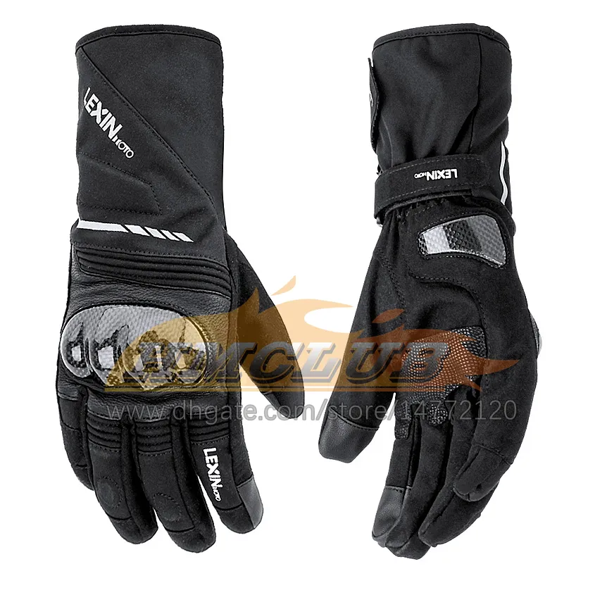 ST605 Winter Motorcycle Gloves Waterproof Thermal Riding Glove Touch Screen Motorbike Racing Leather Guantes Moto Men Women