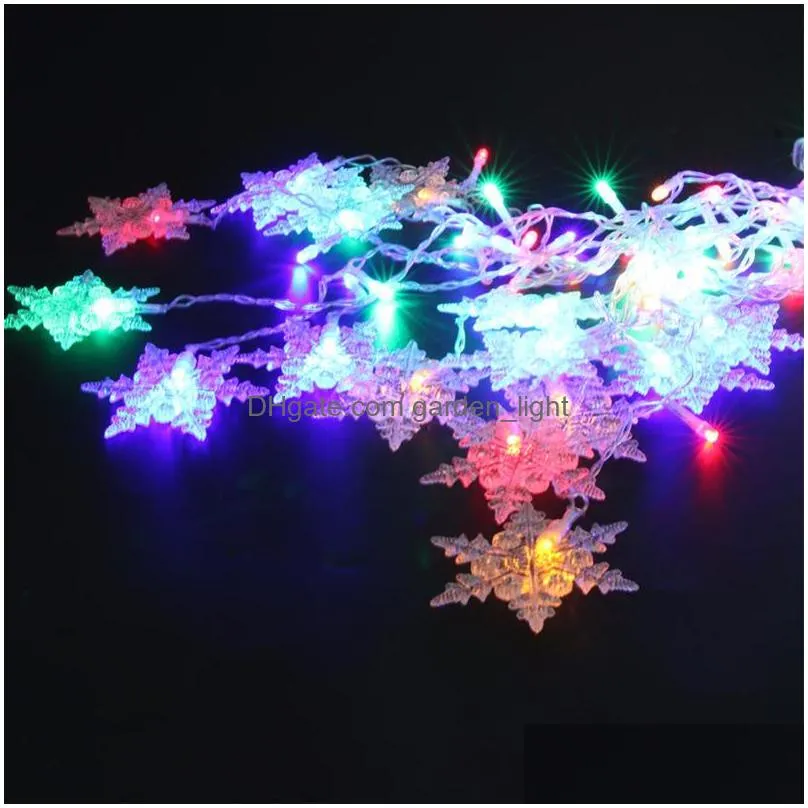 5m 216led 3.5m 96led snowflake string lighting home xmas decoration christmas lights outdoor waterproof ip65 fairy curtain