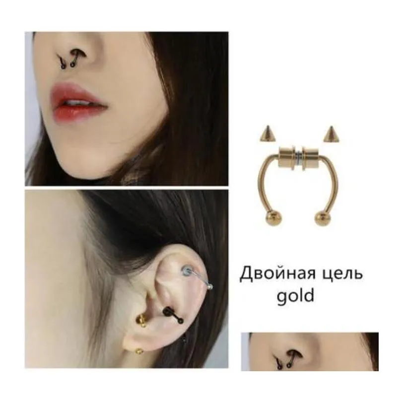 Fake ear piercings men store
