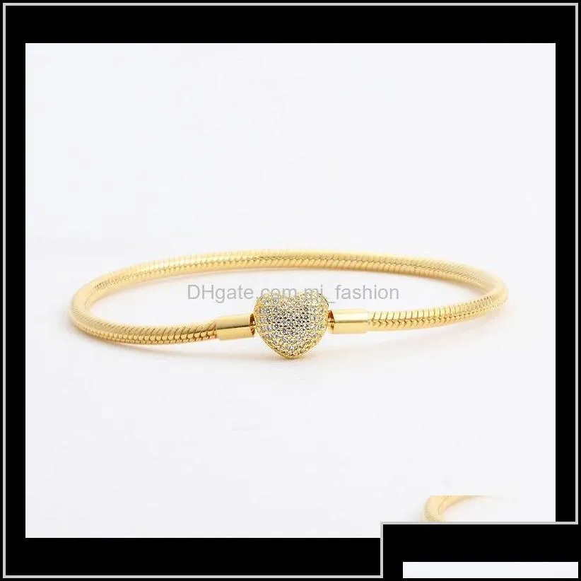whole love cz diamond for  925 sterling sier plated 18k gold heart shaped