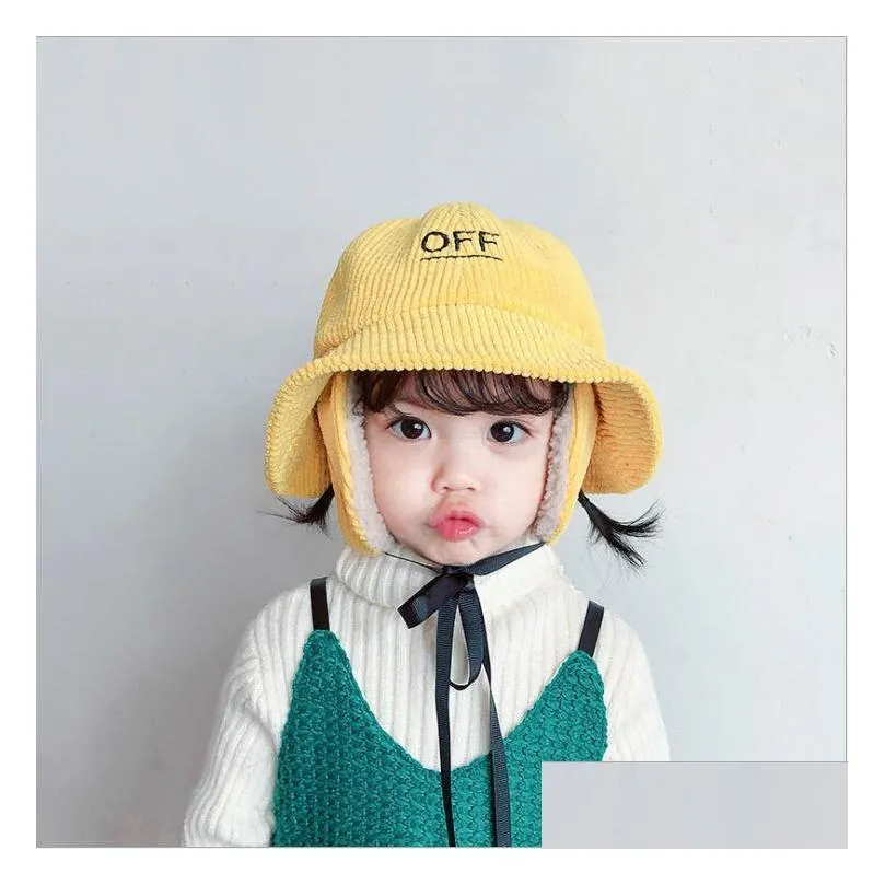 korean childrens fisherman hat warm ear cap soft and versatile lei feng hat for kids
