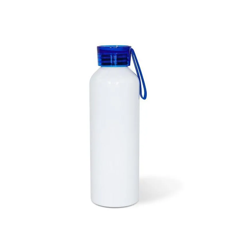 sublimation blank motion kettle 750ml colour silicone sling transparent cover aluminum tto water bottles diy 8 36ty j2