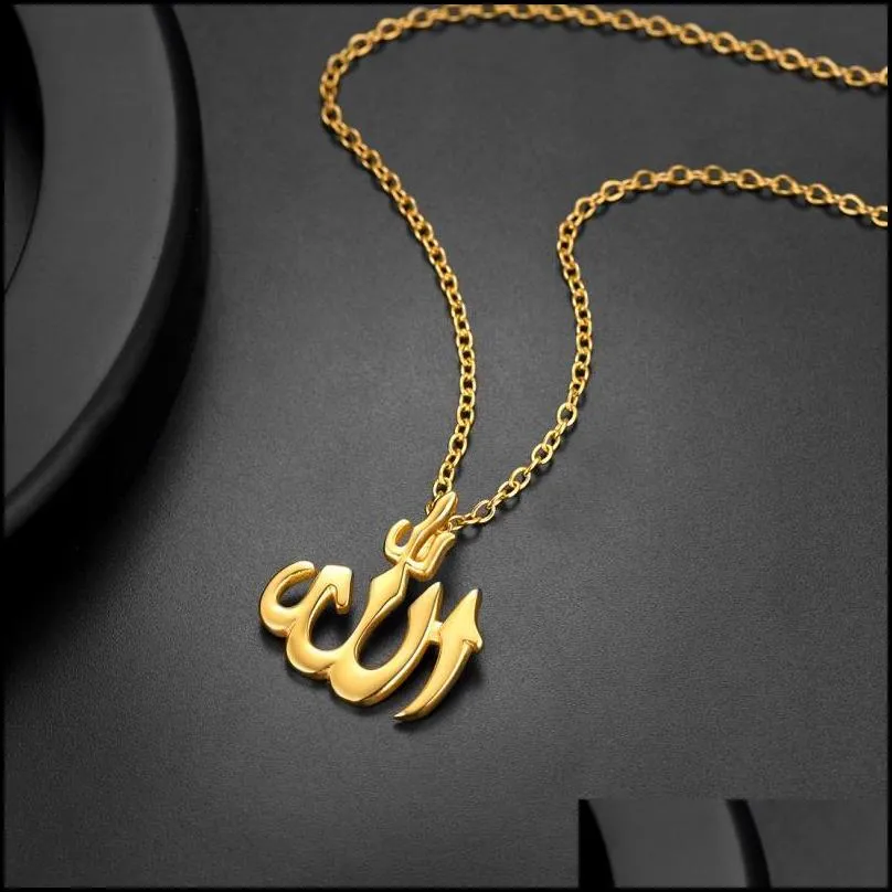 islam allah symbol pendant for men blessing charm party jewelry accessories trend