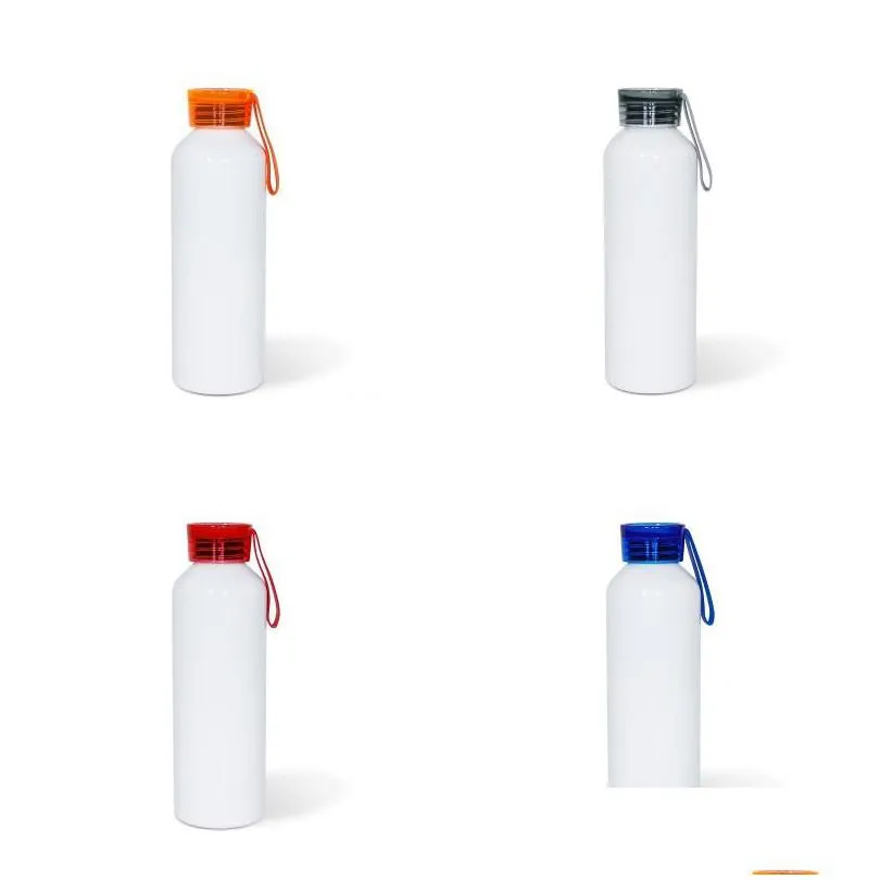 sublimation blank motion kettle 750ml colour silicone sling transparent cover aluminum tto water bottles diy 8 36ty j2