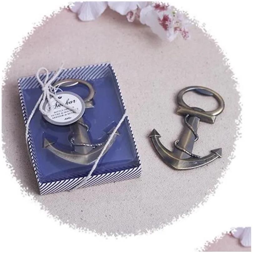 wedding favors bottle opener party activity gift vintage antique style boat anchor openers gifts kitchen gadgets 4 5kk ww