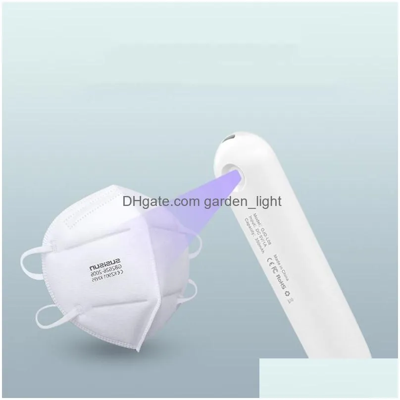 handheld uv sanitizer wand usb uv sterlizer lamp mini portable sterlization light handheld ultraviolet uv disinfection lamp germicidal