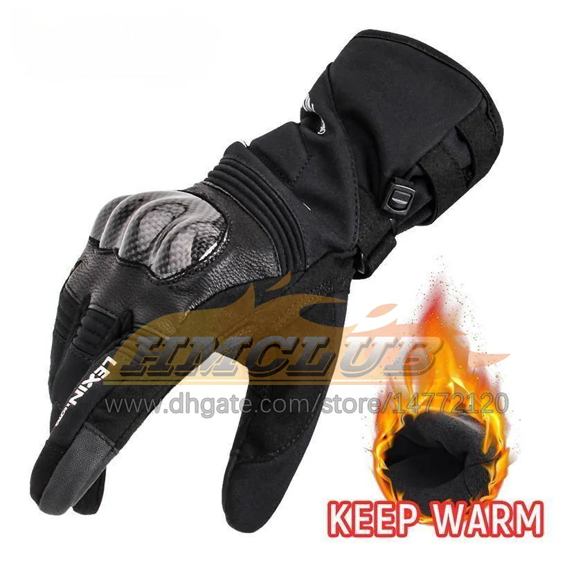 ST605 Winter Motorcycle Gloves Waterproof Thermal Riding Glove Touch Screen Motorbike Racing Leather Guantes Moto Men Women