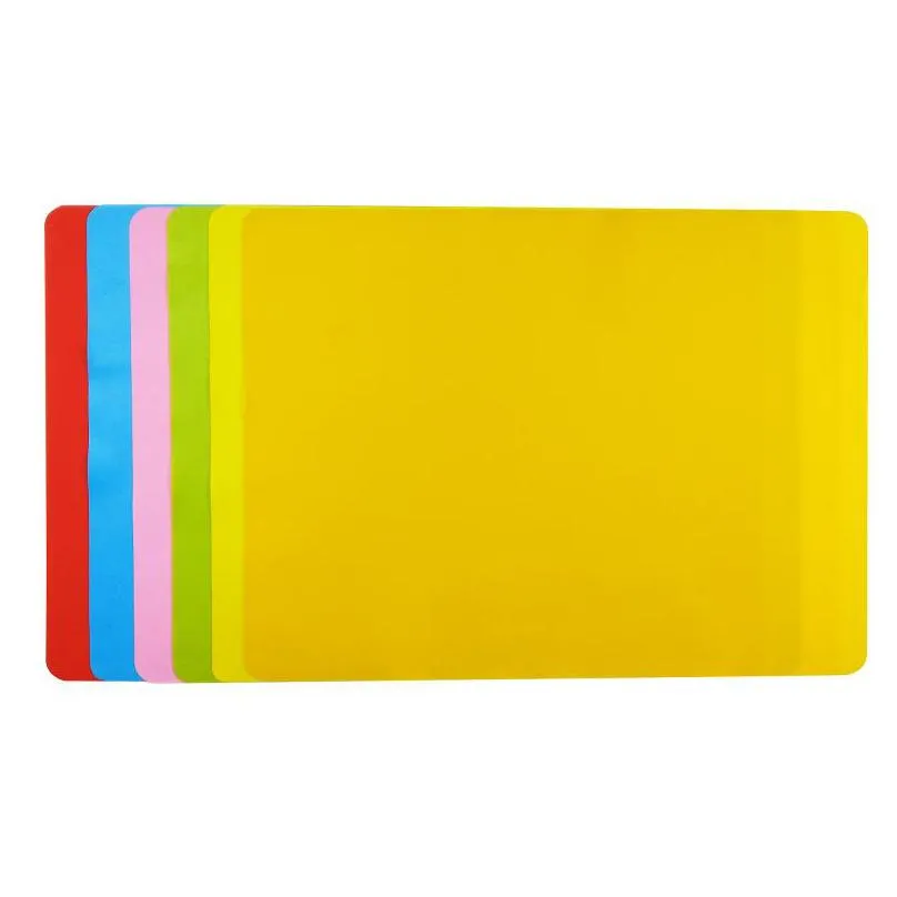 pastry tools muiti function silicone table mat kid placemat anti slip decoration pad 40x30cm baking major heat protection 3 8qf d2