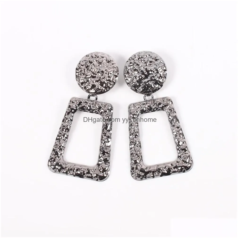 fashion statement earringsbig geometric earrings for women hanging dangle earrings drop earing modern jewelry