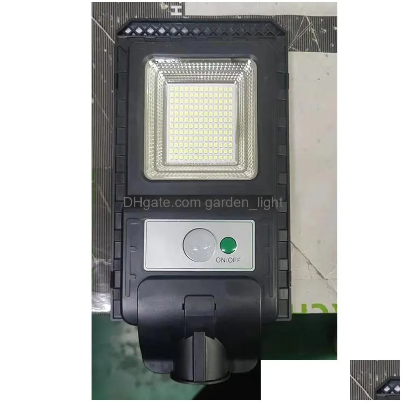 50w solar wall light 156led outdoor sunlight waterproof pir motion sensor street light for garden decoration