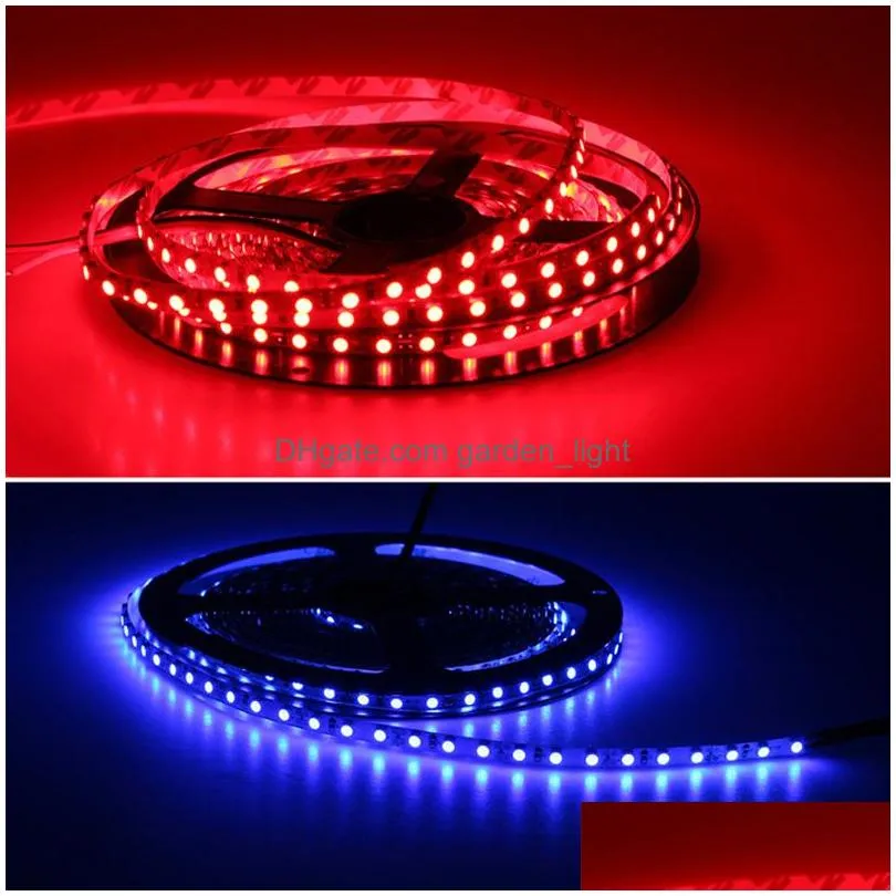 4mm width 5m 2835 led strip tape 120led/m 12v flexible cold white warm white blue green red yellow ip20