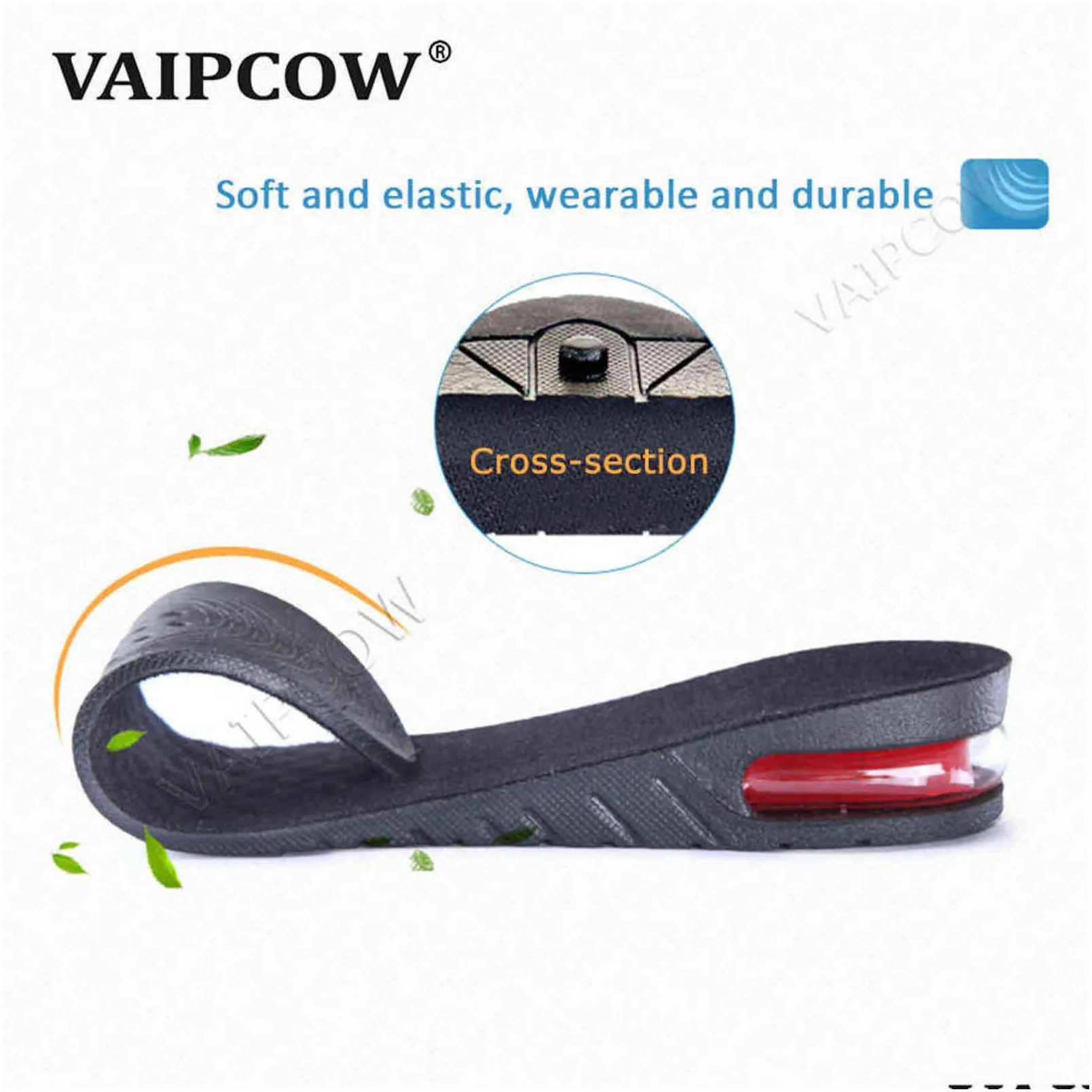 cut shoe 39cm invisible height increase insole cushion height lift adjustable heel insert taller support absorbant foot pad