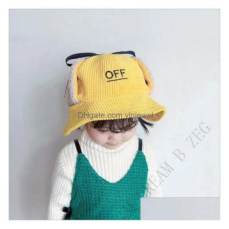 korean childrens fisherman hat warm ear cap soft and versatile lei feng hat for kids