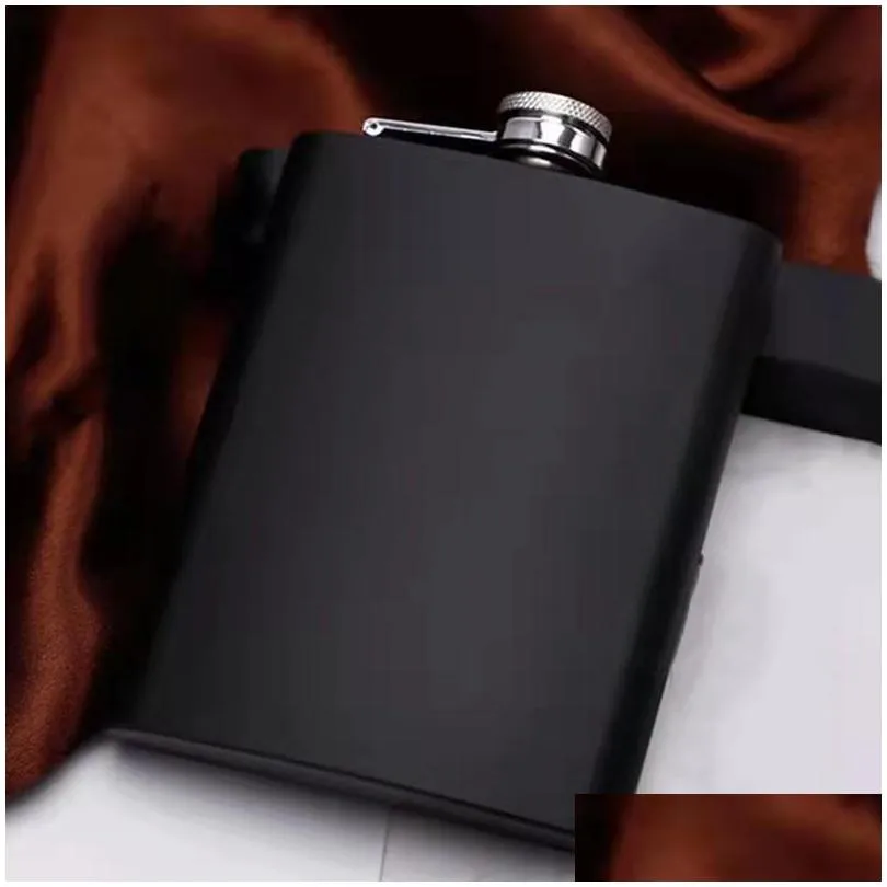 8oz hip flasks stainless steel flagon with lid cover mini wine pot flask wine bottle 103 v2