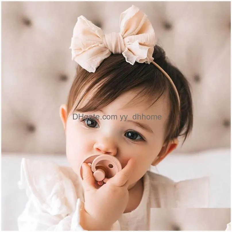 ins lace baby headbands soft nylon born headbands bows girls designer headbands infant designer headband baby girl hair accessories