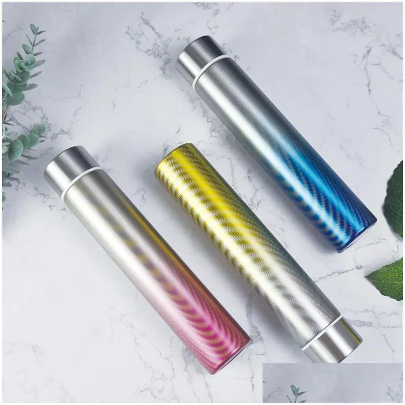 creative colorful stainless steel painted coffee mug car home daily use vacuum flask portable travel water bottle 808 b3