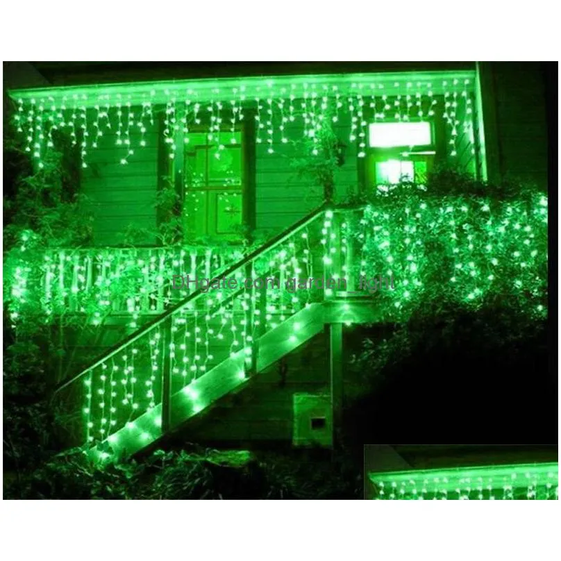 ice string light  100leds 4m 120 leds fairy lamp 110v 220v for party wedding led twinkle lighting christmas
