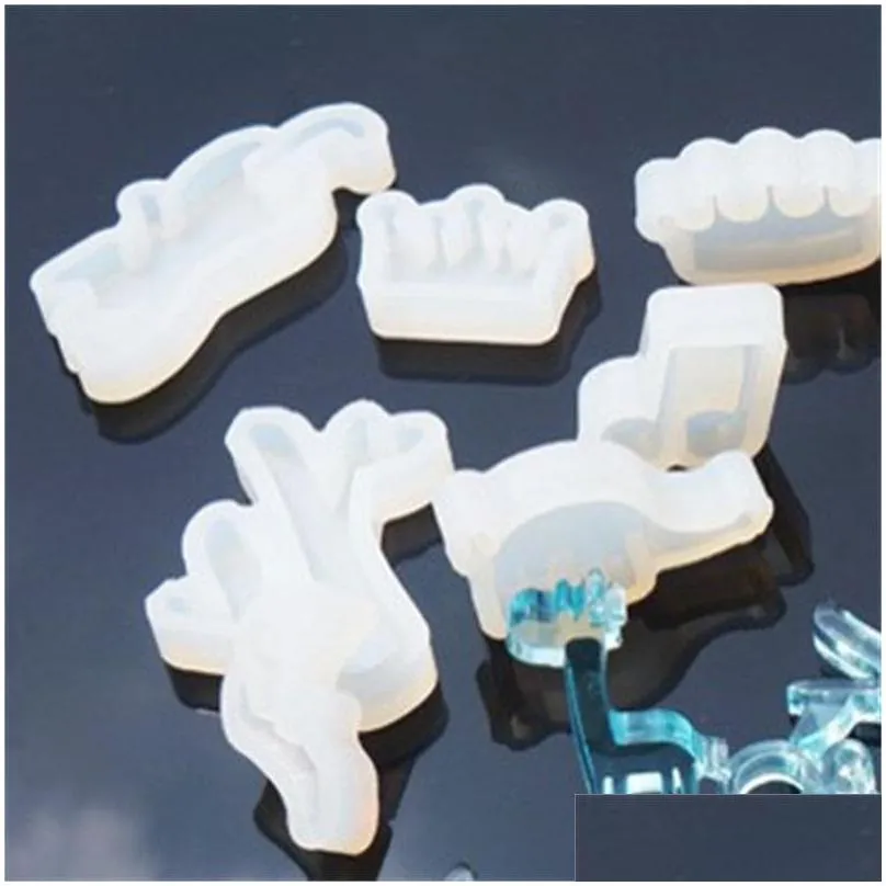 crown dog cat molds easy demoulding silicone diy moulds elephant hippocampus tree jewelry ornament mold 0 5ms g2