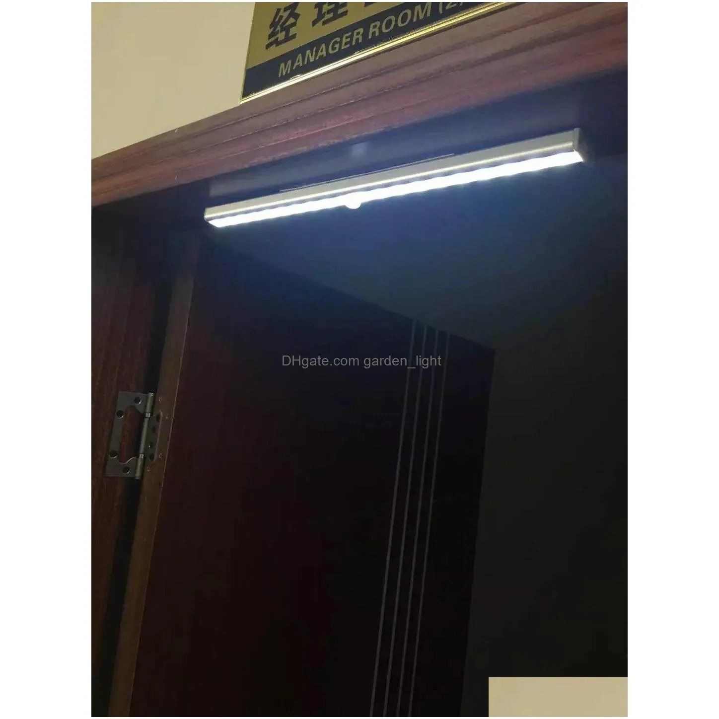 20 led pir motion sensor cabinet light cupboard wardrobe bed lamp led under cabinet night light for closet stairs kitchen