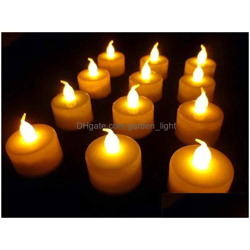 flikering candle light choice set of 24 flameless candles flameless tealights battery operated for wedding holiday valentines