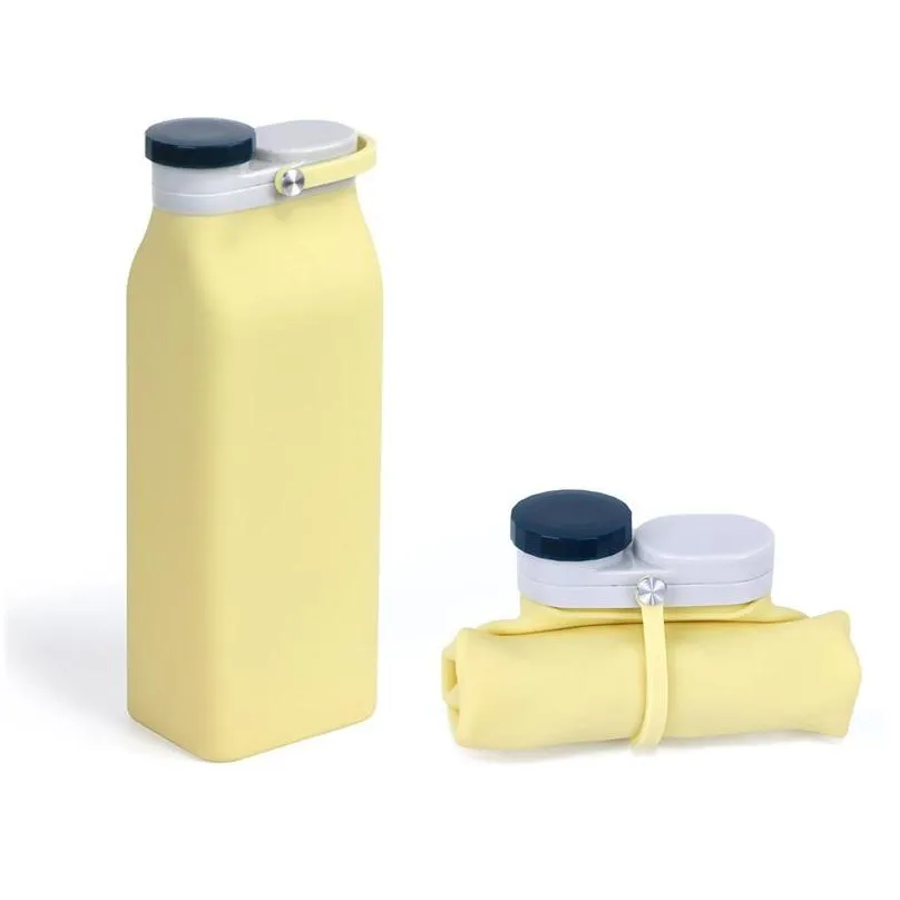 manufactor outdoors motion milk bottles collapsible water bottle high capacity europe style silicone cups outdoor camp travel 21 6xzh1