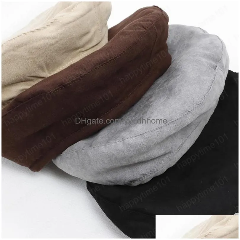 womens fashion winter berets luxury elegant cotton beret hollow out lambswool decorative hand hooked autumn ladies hat