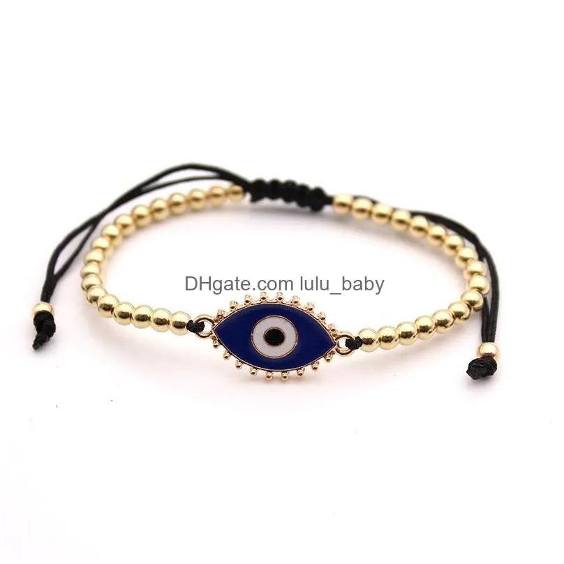 bohemian fashion jewelry evil eye strands beaded bracelets handmade beads bracelet