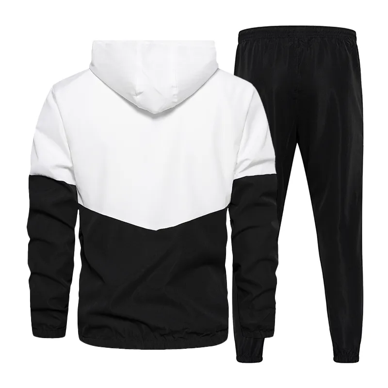 Men's Tracksuits Men Hooded Sportswear JacketsPants Sets Mens Tracksuit Casual Joggers Set Hip Hop Spring Summer Running Sports Suit 5XL 220930