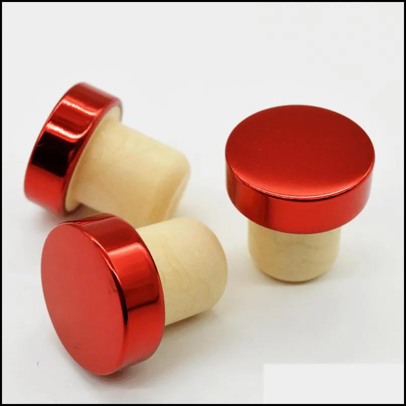 polymer t-shape red wine stoppers drinkware lid cork bottle plug sealing cap corks