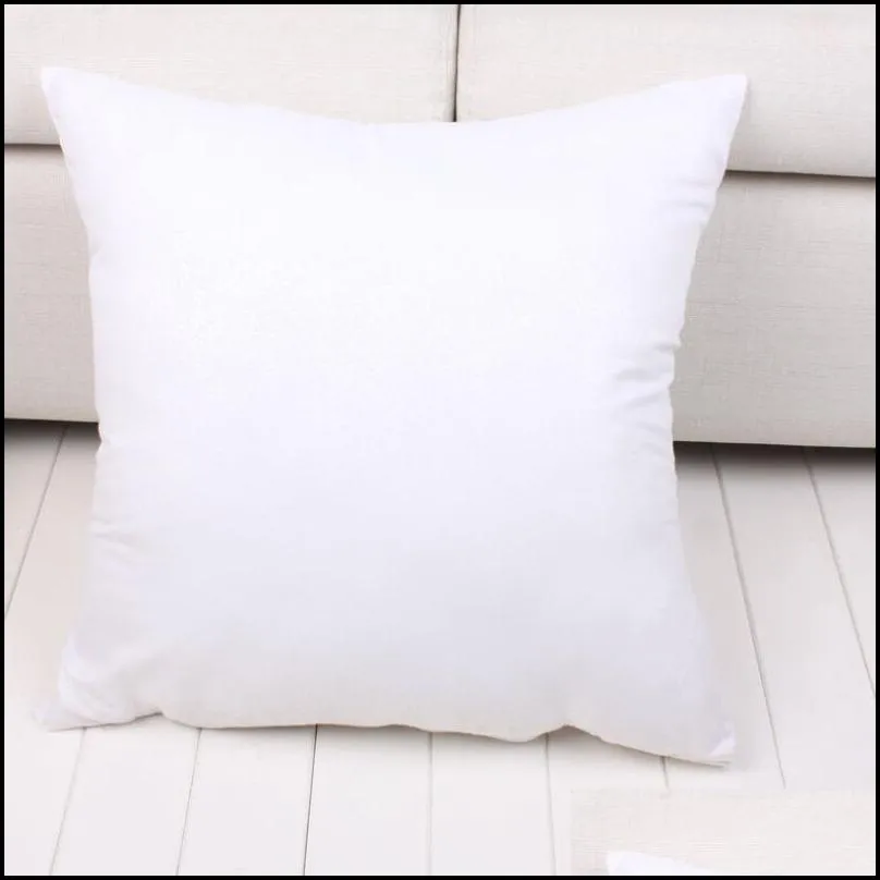 sublimation pillow case 40*40cm heat transfer printing pillows covers blank pillowcase cushion without insert polyester cover