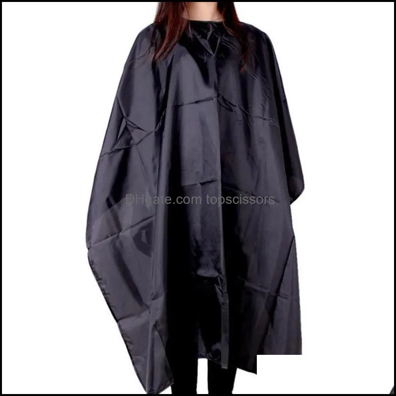 Fashion Salon Hairdressing Gown Cape Shave Apron Barber Professional Adult Hair Cutting Cloth Shampoo Waterproof Black Unisex H sqczxf