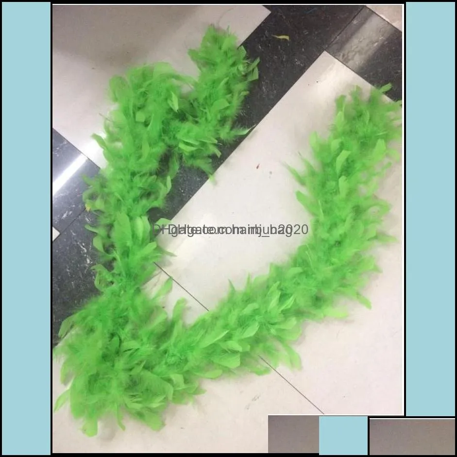 Other Event Party Supplies Festive Home Garden Drop Delivery 2021 Turkey Large Chandelle Marabou Feather Boa Wedding Ceremony Boas White