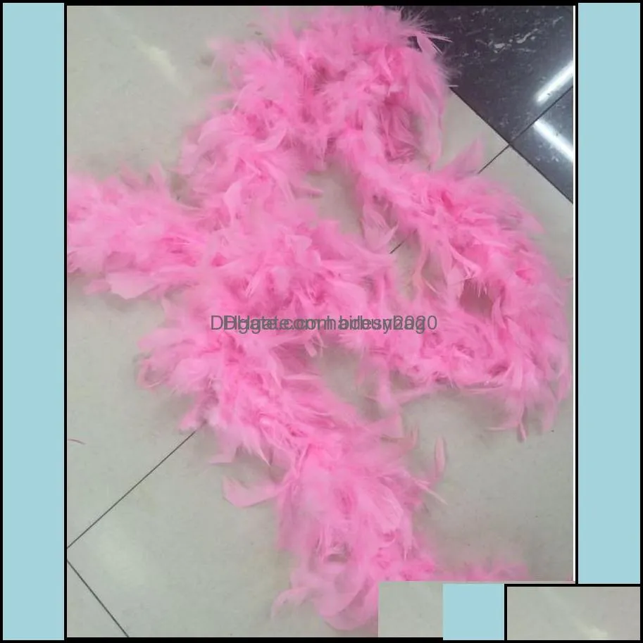 see pic Event Party Supplies Festive Home Garden Drop Delivery 2021 Turkey Large Chandelle Marabou Feather Boa Wedding Ceremony Boas White