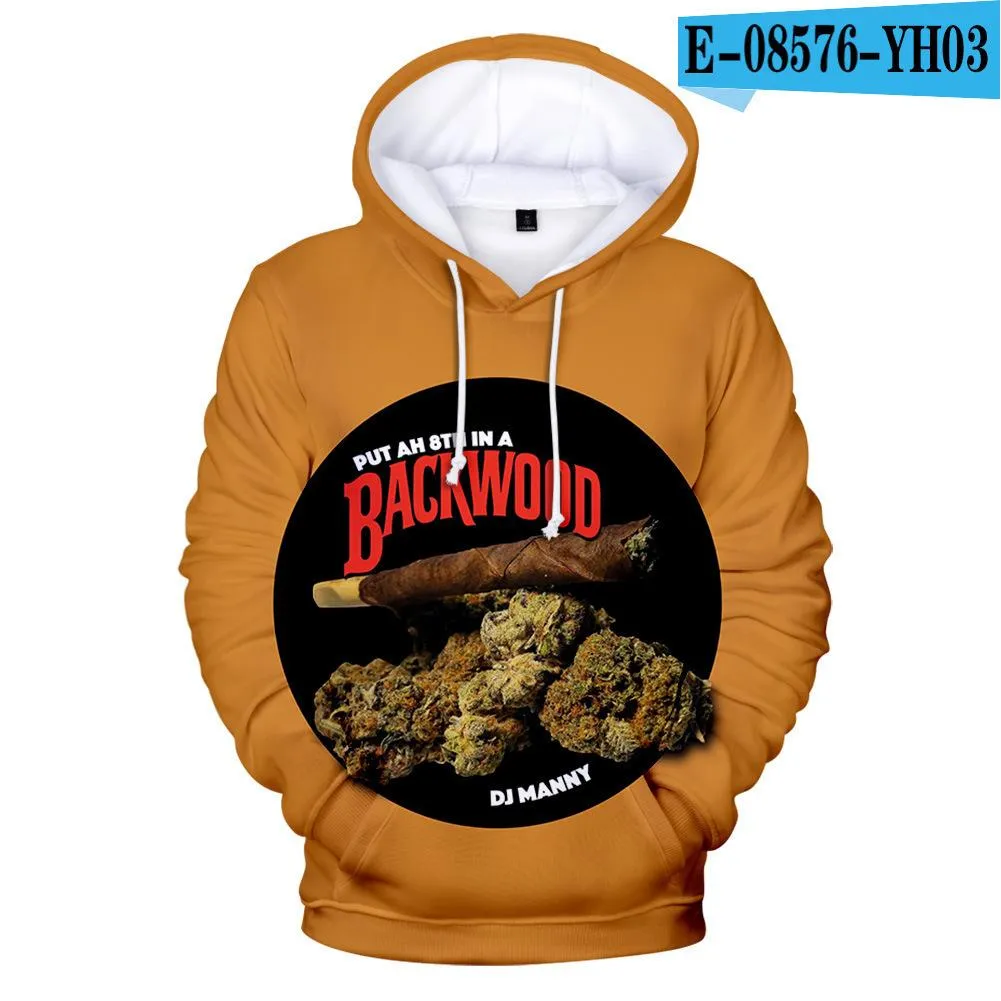 new men/womens backwoods honey berry blunts funny 3d print fashion tracksuits crewneck hip hop hoodies
