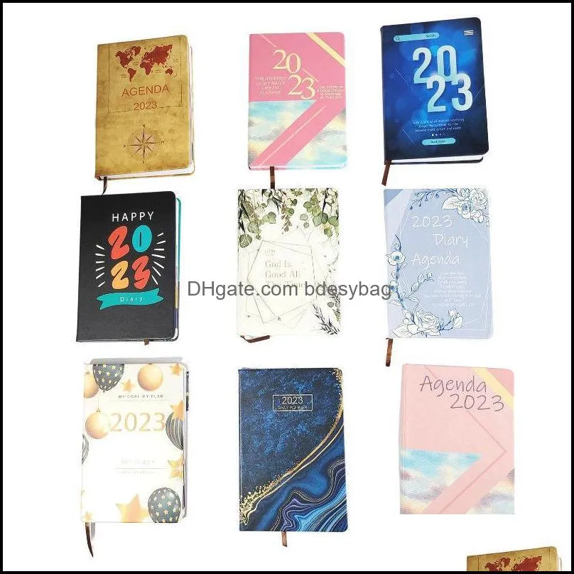 Notepads Agenda Book All English Inside Page A5 Efficiency Plan Notebook 365 Day Time Management SpainNotepads