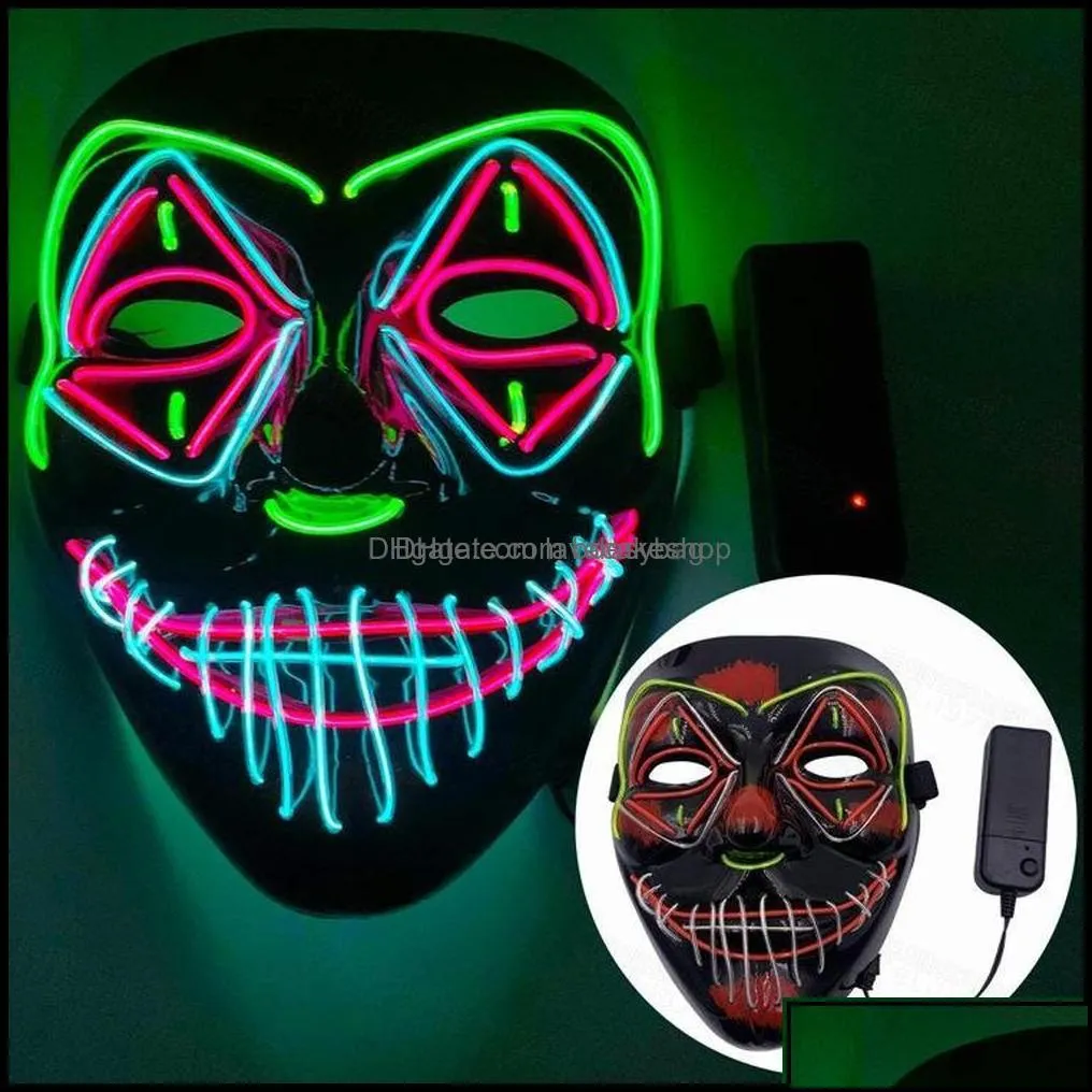 New Designer Poptrend Halloween Mask Led For Halloween And Festive Home