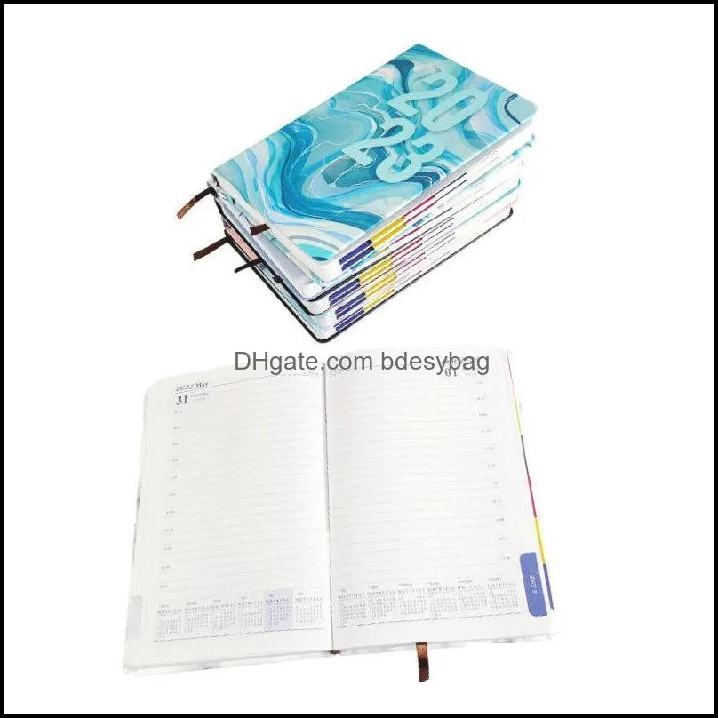 Notepads Agenda Book All English Inside Page A5 Efficiency Plan Notebook 365 Day Time Management SpainNotepads