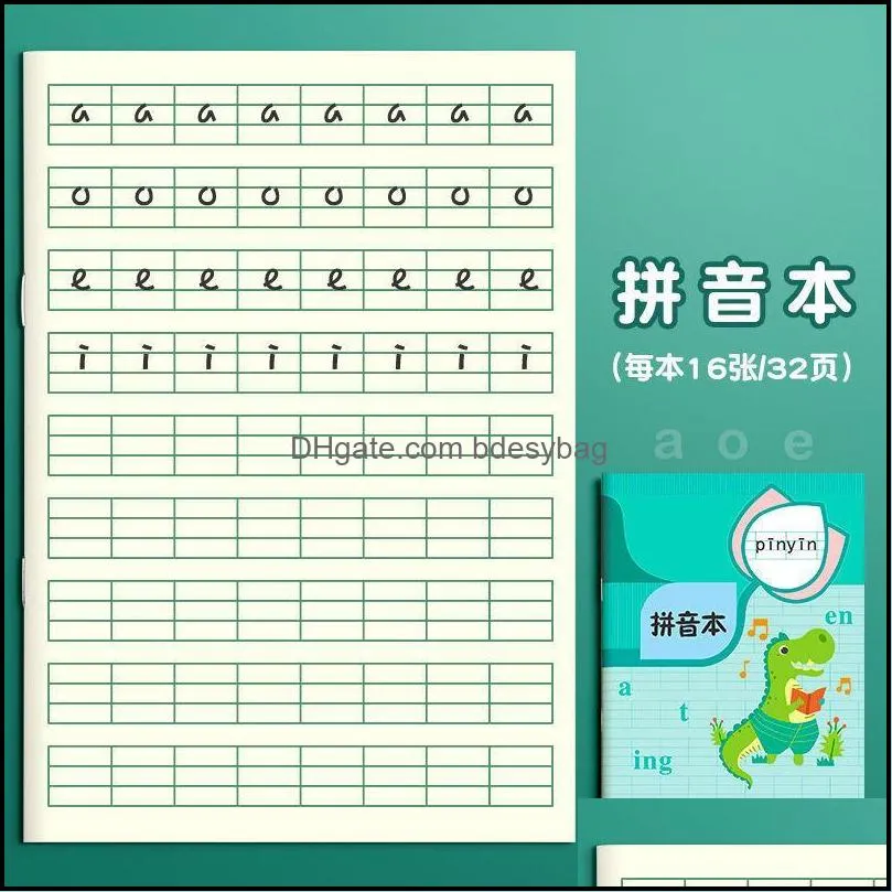 Notepads 40 Chinese Elementary School Students And Children Learning Pinyin Writing Book Notebook Mathematics Books Gift