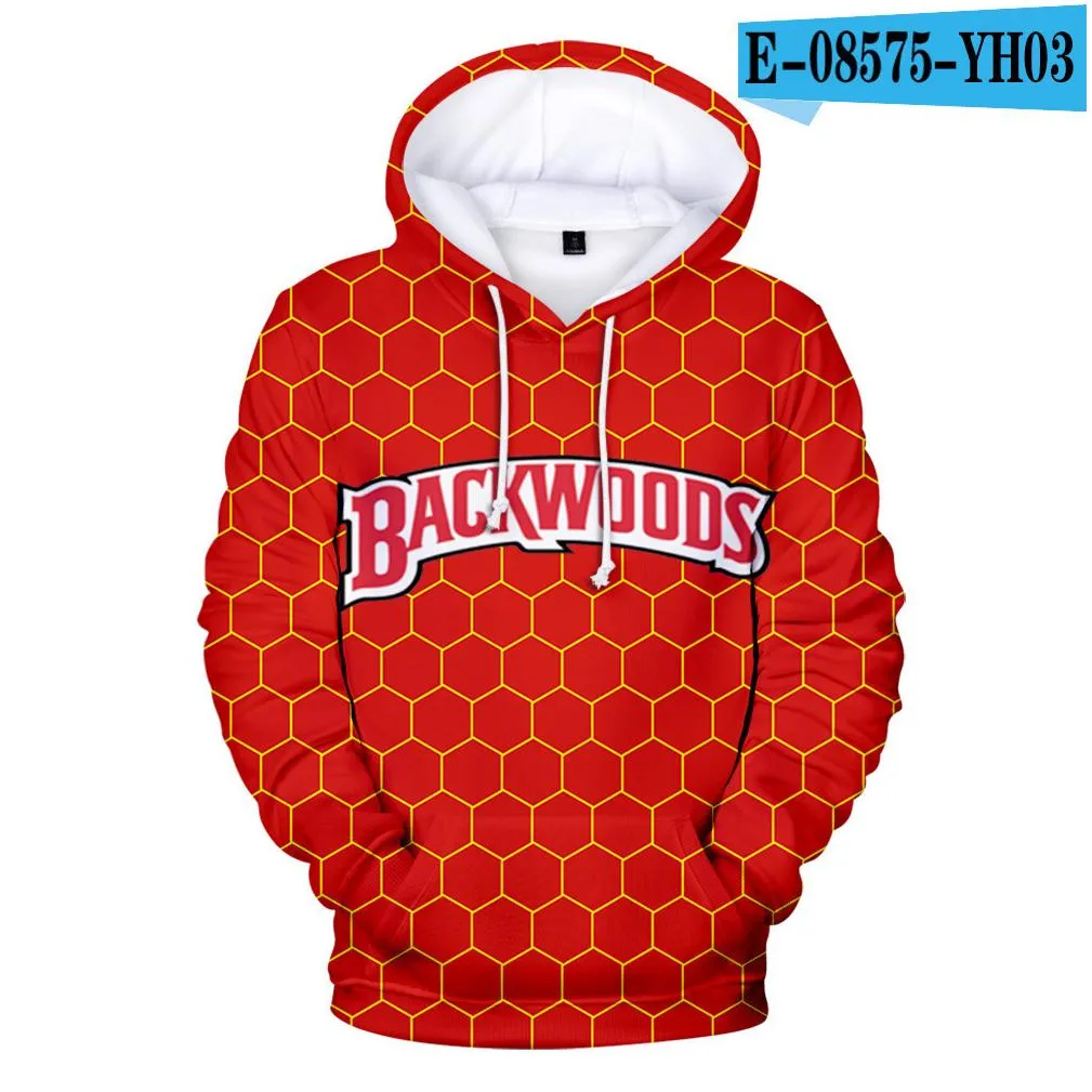 new men/womens backwoods honey berry blunts funny 3d print fashion tracksuits crewneck hip hop hoodies