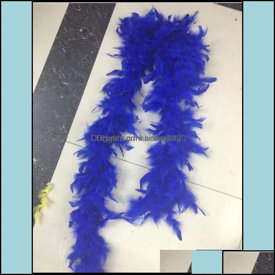 see pic Event Party Supplies Festive Home Garden Drop Delivery 2021 Turkey Large Chandelle Marabou Feather Boa Wedding Ceremony Boas White