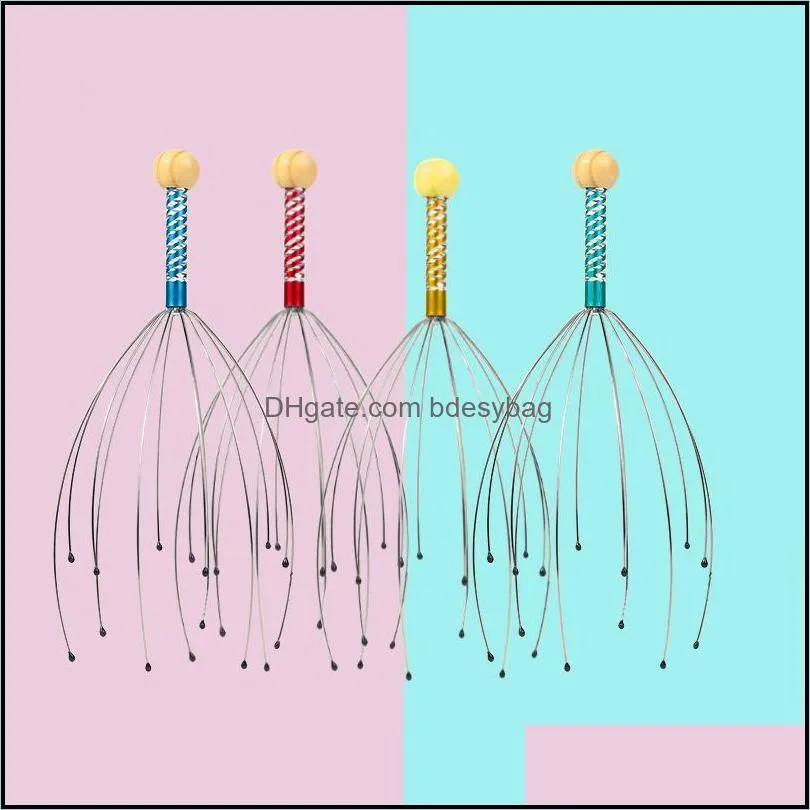 Garden Head Massagers Massagers Scratcher Tingler Stress Reliever Tool Massage Claw for Scalp Stimulation and Relaxation