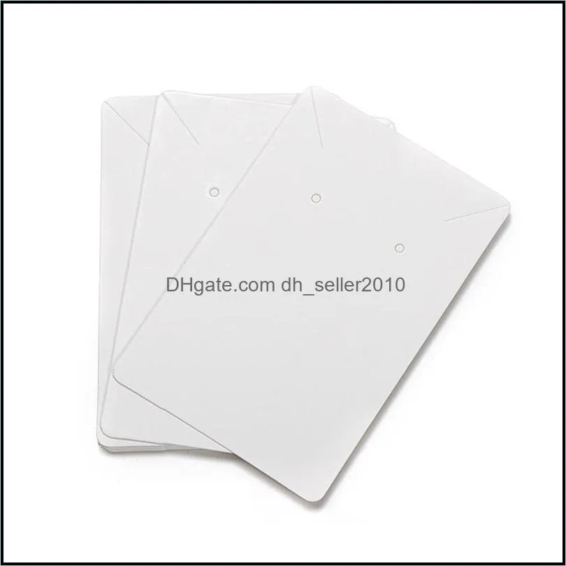 6x9cm 50pcs/lot Earrings Necklaces Display Cards for Jewelry Boxed and Packaging Cardboard Hang Tag Card Ear Studs Paper Card 214 D3