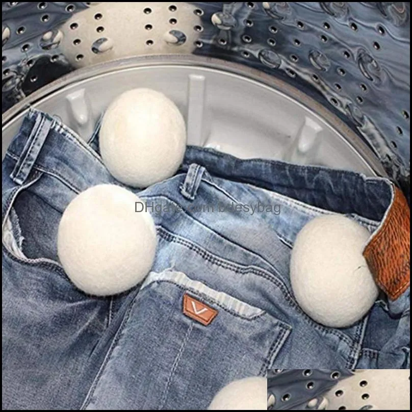 reusable wool dryer balls premium laundry products natural fabric softener static reduces helps dry clothes in laundrys quicker